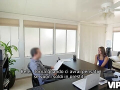 18 ans, Blonde, Européenne, Hd, Argent, Bureau, Fils, Adolescente