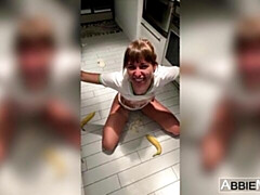 Abbie Maley and Riley Reid: Banana Sucking Sluts