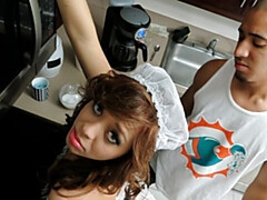 18 jahre, Grosser schwanz, Blasen, Hundestellung, Natürlichen titten, Rotschopf, Jungendliche (18+), Titten