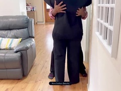 Desi MILF Rough Mouthfuck - Cuckold Husband Watches Wife Get Facefucked Hard by Boss