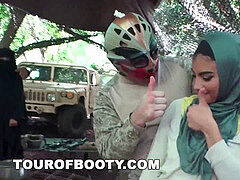 tour OF donk - American Soldiers Getting Sweet Arab gash During Downtime