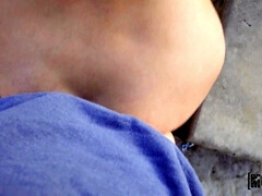 Arsch, Tussi, Braunhaarige, Auto, Europäisch, Fussjob, Geld, Russisch