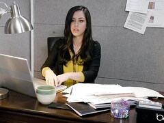 Wonderful brunette interracial porn story