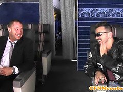 Grote mammen, Rondborstig, Naakte man aangeklede vrouw, Hondjeshouding, Hd, Stewardes