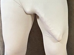 Grote lul, Sperma shot, Homo, Latex, Masturbatie, Spier, Nylonstof, Alleen