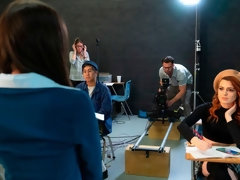 Blasen, Braunhaarige, Fingern, Handjob, Lecken, Muschi, Jungendliche (18+), Titten