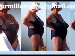 Culo, Gorda, Playa, Tetas grandes, Bikini, Loco, Desnudo, Voyeur