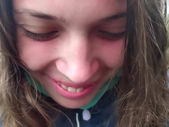 Blasen, Braunhaarige, Spermaladung, Handjob, Selbstgemacht, Milf, Öffentlich, Realität