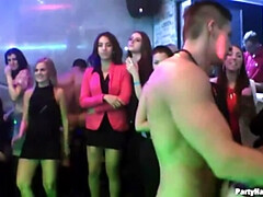 Wild Amateur Blonde MILFs: Interracial Party & CFNM Striptease - Volume 8, Part 6