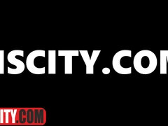 Cute stepsister in eyeglasses with medium tits gives POV blowjob & more