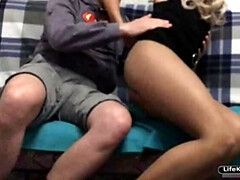 Enthousiasteling, Blond, Stel, Ruw, Russisch, Slet, Spion, Tieten likken