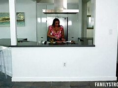 Boob-tastic Brunette's Move on Step-Dad / 23.09.2021