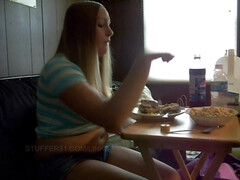 Leie, Wohlbeleibte schöne frauen, Blondine, Pummelig, Fett, Fetisch, Selbstgemacht, Solo