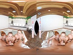 Grosser arsch, Grosse titten, Blondine, Blasen, Braunhaarige, Hardcore, Natürlichen titten, Titten