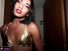 Asiatisch, Grosser arsch, Transe, Transfrau