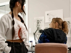 Asiático, Culo grande, Tetas grandes, Lesbiana, Lamidas, Tetas naturales, Realidad, Sexo fuerte