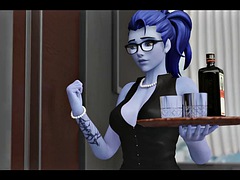 Aphy3d Xordel Intense sex tasty delicious big ass with gaping pussy dripping with cum hard sex buttocks thirsty for cock