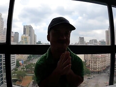 Enthousiasteling, Anaal, Grote mammen, Pijpbeurt, Bruinharig, Europees, Harig, Latijnse vrouw