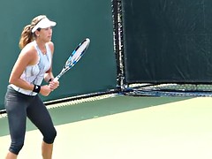 Garbine Muguruza sexy practice