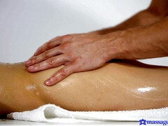 Asiático, Culo, Mamada, Morena, Polla, Europeo, Aceite, Coño