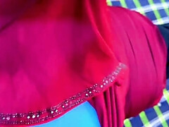 Cul, Rondelette, Queue, Ferme, Indienne, De plein air, Public, Séduite