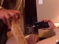 Amateur, Gros seins, Bukkaké, Éjaculation interne, Tir de sperme, Queue, Fait maison, Épouse