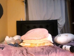 Nana, Brunette brune, Fille latino, Seins naturels, Orgasme, Gicler, Jouets, Webcam