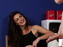 Britannique, Hd, Talons, Humiliation, Cuisine, Bureau, Chaussures, Voyeur