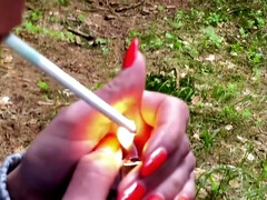 Blow Job And Smoking Two Cigarettes And Cum Shoot In My Mouth Long Com Playing