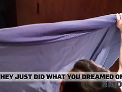 18 años, Lesbiana, Coño, Ruso, Afeitado, Hijo, Adolescente, Trio