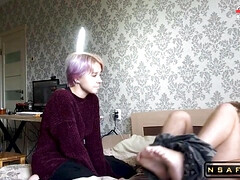 Enthousiasteling, Aziatisch, Kont, Grote lul, Blond, Pijpbeurt, Hardcore, Hd