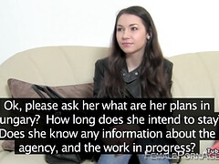 Russian teen In First time Casting