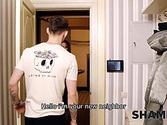 Tommy Gold dominates and shames his stepmom's curly-haired friend Tanya Foxxx in shame4K