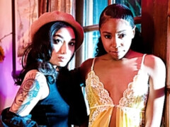 69 negenenzestig, Zwart, Lesbisch, Masturbatie, Kut duiken, Mager, Strippen, Tiener