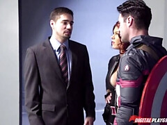 Peta Jensen Stars in Captain America XXX Parody with Big Tits & Big Ass