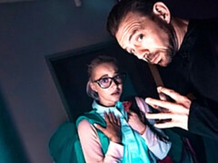 Hot and slutty blonde Marilyn Sugar fucks for money in the bedroom