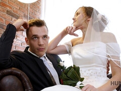 HUNT4K. Attractive Czech bride spends first night