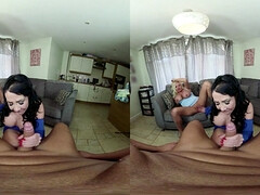 Grosse titten, Blondine, Blasen, Spermaladung, Handjob, Hardcore, Mutti, Pov