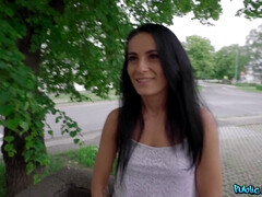 Checa, Polla, Tetas naturales, Al aire libre, Perforación, Coño, Falda, Tetas