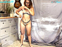 Lingerie, Nue à poil, Culottes ou slips, Petite femme, Adolescente, Nénés, Voyeur