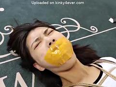 Chinese bondage in white socks: Hardcore, Fetish Bdsm Porn