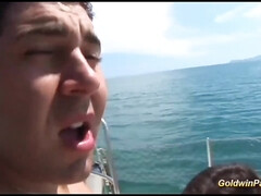 Amateur, Anal, Cul, Sucer une bite, Brunette brune, Tir de sperme, De plein air, Nénés