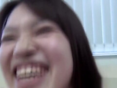 Asian shows fuzzy pussy