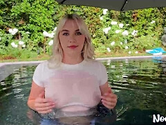 18 jahre, Grosse titten, Blondine, Blasen, Hardcore, Im freien, Pov, Jungendliche (18+)