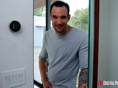 Lieveling, Slaapkamer, Bruinharig, Bedriegen, Sperma shot, Sperma in gezicht, Masturbatie, Billekoek