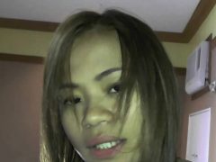 Asian Filipina Covered With Cum