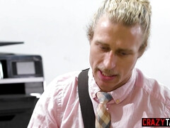 Wet librarian fucks big knob principal