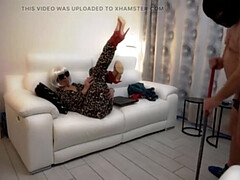 Belgian Amateur Wife Kmarcouple Dominates Husband in Femdom Cuckold Humiliation with Chastity Cage