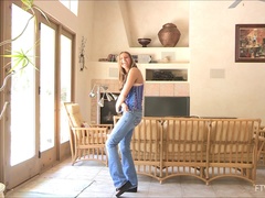 Anal, Bailar, Vestido, Lencería, Masaje, Solo, Medias largas, Bajo la falda