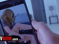 Cheating step moms with nice jiggly boobie rail step son cock for the first ever time